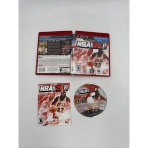 NBA 2K11 PlayStation 3 PS3 Red Case & Blu Ray Disc With Manual TESTED‎ Jordan 23